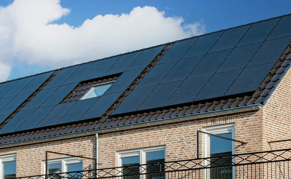 Homes solar installation